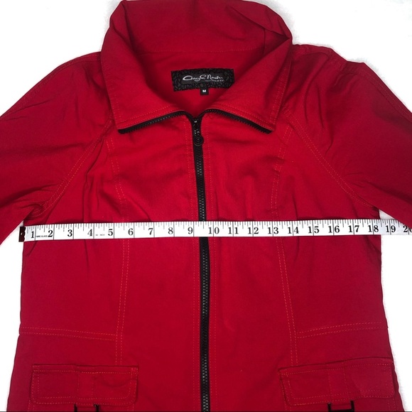 Cheryl Nash Windridge Jacket Women’s Zip Front Red Medium M - Picture 9 of 14